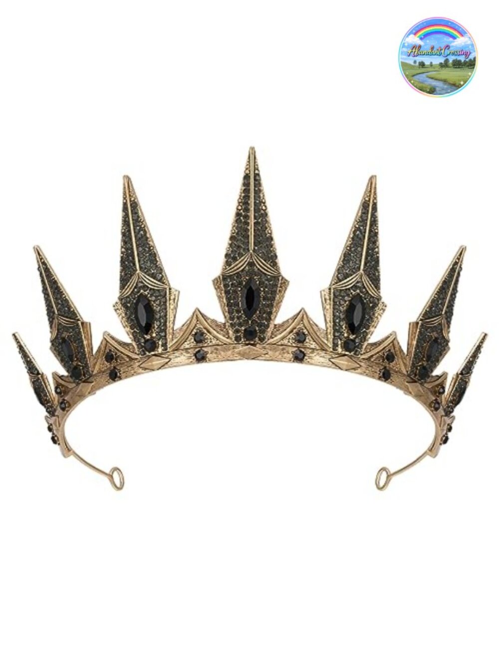 Gothic Crown Witch Tiara Cosplay Halloween Costume Headband